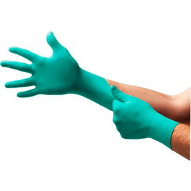 92-600 Industrial Grade Nitrile Disposable Gloves, Powder-Free, Green, XL, 100/Box