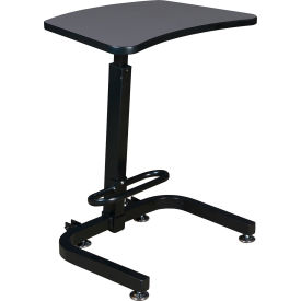 Regency Brody Sitting or Standing Desk, Grey