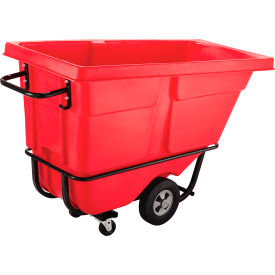 1 Cu. Yd. Tilt Truck, Plastic, Black