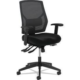 VL582 High-Back Task Chair, Supports to 250 lb, 19" to 22" Seat Height, Black