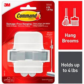 COMMAND BROOM & MOP GRIPPER, 1GRIPPERS, 2STRIPS