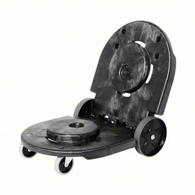 Brute Black Tandem Dolly for Rubbermaid Container