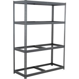 4 Shelf, Heavy Duty Boltless Shelving, Starter, 72"W x 48"D x 84"H, No Deck