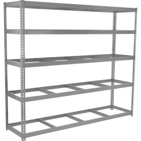 5 Shelf, Standard Duty Boltless Shelving, Starter, 96"W x 24"D x 84"H, No Deck