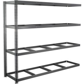 4 Shelf, Standard Duty Boltless Shelving, Add On, 96"W x 36"D x 96"H, No Deck