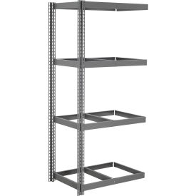 4 Shelf Heavy Duty Boltless Shelving Add On 36"W x 12"D x 84"H No Deck