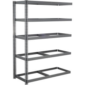 5 Shelf, Heavy Duty Boltless Shelving, Add On, 72"W x 15"D x 96"H, No Deck