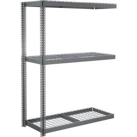 3 Shelf Heavy Duty Boltless Shelving Add On 72"W x 30"D x 72"H Wire Deck