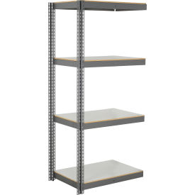 4 Shelf Heavy Duty Boltless Shelving Add On, 36"Wx18"Dx72"H, Laminate Deck