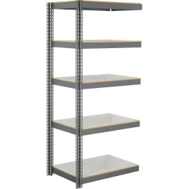 5 Shelf Heavy Duty Boltless Shelving Add On, 48"Wx18"Dx72"H, Laminate Deck