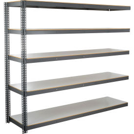 5 Shelf Standard Duty Boltless Shelving Add On, 96"Wx36"Dx96"H, Laminate Deck