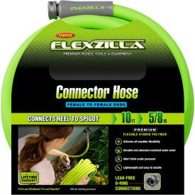 Garden Lead-In Hose, 5/8" I.D x 10'L, Zilla Green