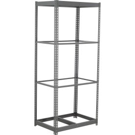 4 Shelf Commercial Duty Boltless Shelving Starter 36"W x 12"D x 96"H No Deck