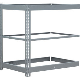 3 Shelf Commercial Duty Boltless Shelving Add On 36"W x 24"D x 36"H No Deck