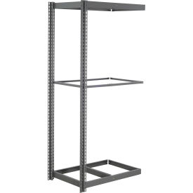 3 Shelf, Commercial Duty Boltless Shelving, Add On, 48"W x 18"D x 96"H, No Deck