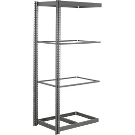 4 Shelf, Commercial Duty Boltless Shelving, Add On, 48"W x 18"D x 96"H, No Deck