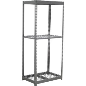 3 Shelf Commercial Duty Boltless Shelving Starter 48"W x 24"D x 84"H Wire Deck