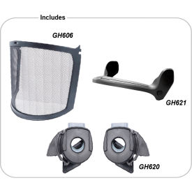 Full Face Mesh Visor Kit, Black