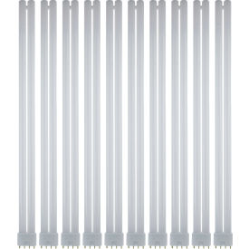 4-Pin Compact Fluorescent Light Bulb, 2G11 Base, 3000K, 40W, Warm White, Pack of 10