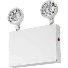 Dual Adjustable LED Emergency Light Fixture, 4W, 200 Lumens, 120-277V