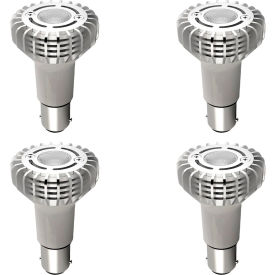 LED GBF Reflector Light Bulb, BA15s Base, 3W, 125 Lumens, 3000K Warm White, Pack of 4