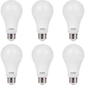 LED A19 Light Bulb, E26 Base, 14W, 1500 Lumens, 2700K, Soft White, Pack of 6