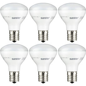 LED R14 Reflector Floodlight Bulb, E17 Base, 4W, 250 Lumens, 30K, Warm White, Pk of 6