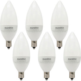LED B11 CTF Light Bulb, E12 Base, 4.5W, 300 Lumens, 2700K, Warm White, Pack of 6