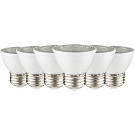 LED MR16 Recessed Spotlight Bulb, E26 Base, 7W, 500 Lumens, 27K, Warm White, Pack of 6