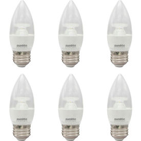 LED B11 CTC Light Bulb, E26 Base, 4.5W, 300 Lumens, 2700K, Warm White, Pack of 6