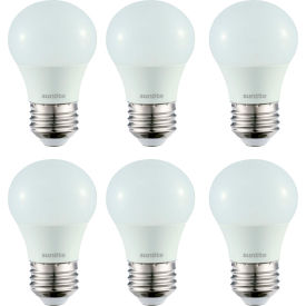 LED A15 Refrigerator Light Bulb, E26 Base, 5.5W, 450 Lumens, 27K, Warm White, Pack of 6