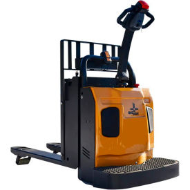 Low Profile Rider Pallet Truck, 4400 lb. Capacity, 37-1/2"W x 47-1/4"L Forks