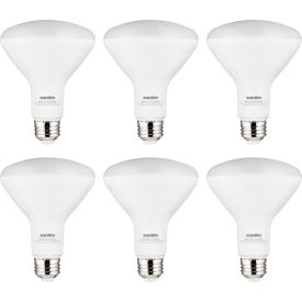 LED BR30 Recessed Light Bulb, E26 Base, 10.5W, 800 Lumens, 40K, Cool White, Pack of 6