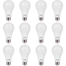 LED A19 Light Bulb, E26 Base, 14W, 1500 Lumens, 2700K, Soft White, Pack of 12