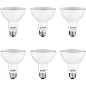 LED PAR30 Recessed Light Bulb, E26 Base, 9W, 850 Lumens, 2700K, Soft White, Pack of 6