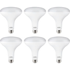 LED BR40 Reflector Light Bulb, E26 Base, 13W, 1150 Lumens, 30K, Warm White, Pack of 6