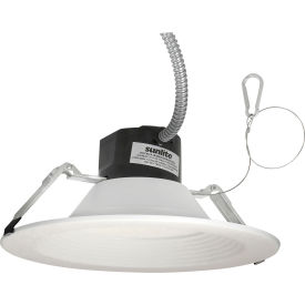 LED Round Recessed Downlight Fixture, 20/30/40W, 5000 Lumens, 11-1/4"Dia., White