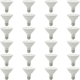 LED PAR30 Reflector Light Bulb, E26 Base, 9W, 750 Lumens, 50K, Super White, Pack of 24