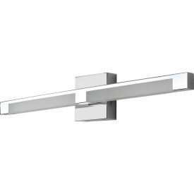 LED Bar Vanity Light Fixture, 15W, 1050 Lumens, 27"L, Brushed Nickel