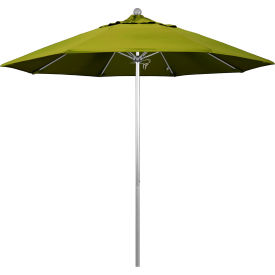 Venture 9' Patio Umbrella, Silver Pole, Olefin Kiwi Fabric