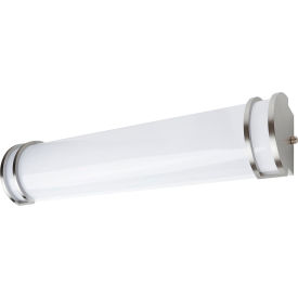 LED Linear Bar Vanity Light Fixture, 15/20/25W, 2370 Lumens, 24-3/16"L, Brushed Nickel