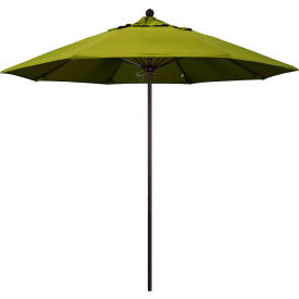 Venture 9' Patio Umbrella, Bronze Pole, Olefin Kiwi Fabric