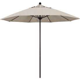 Venture 9' Patio Umbrella, Bronze Pole, Olefin Woven Granite Fabric