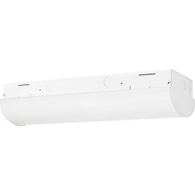 Linear LED Strip Light Fixture, 20W, 4000K, 24"L, Cool White