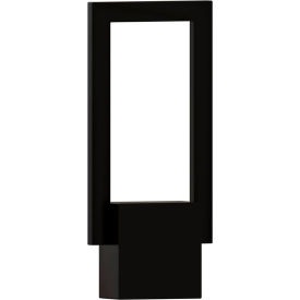 Modern LED Wall Sconce Vanity Light Fixture, 12W, 470 Lumens, 6-1/2"L, Black
