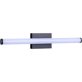 LED Linear Bar Vanity Light Fixture, 30W, 2400 Lumens, 48-3/4"L, Black