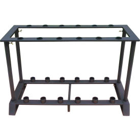 DISD 12 Hole Umbrella Storage Rack, 43-1/2"W, Black