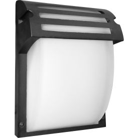LED Outdoor Vanity Light Fixture, 9W, 600 Lumens, 7-1/4"L, Black
