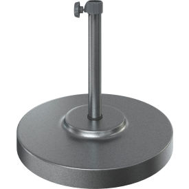 Umbrella Base with Steel Cover, 54 lbs., Hammertone Gray