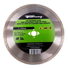 Diamond Tile Cutting Blade, 7" Diameter x 7/8" Center Hole Diameter